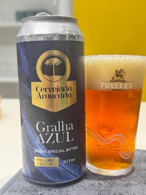 GRALHA AZUL 6.0%, Cervejaria Araucária, Brazil