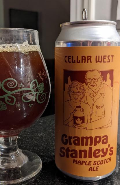 Grampa Stanley's 8.0%, Cellar West Artisan Ales, United States