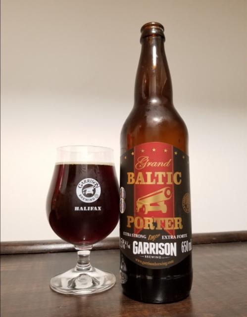 Grand Baltic Porter (2016) 9.5%, Garrison Brewing Company, Canada