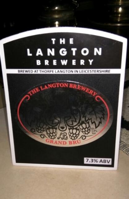 Grand Bru 7.3%, Langton Brewery, England
