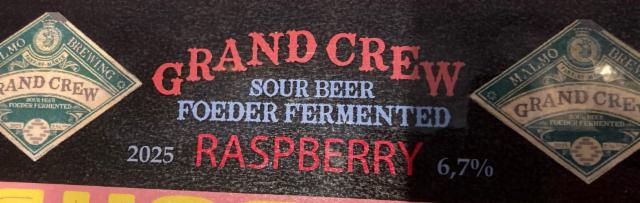 Grand crew raspberry, Malmö Brewing Co