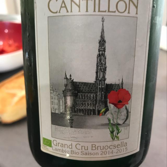 Grand Cru Bruocsella Lambic Bio (2014-2015) 5.0%, Brasserie Cantillon, Belgium