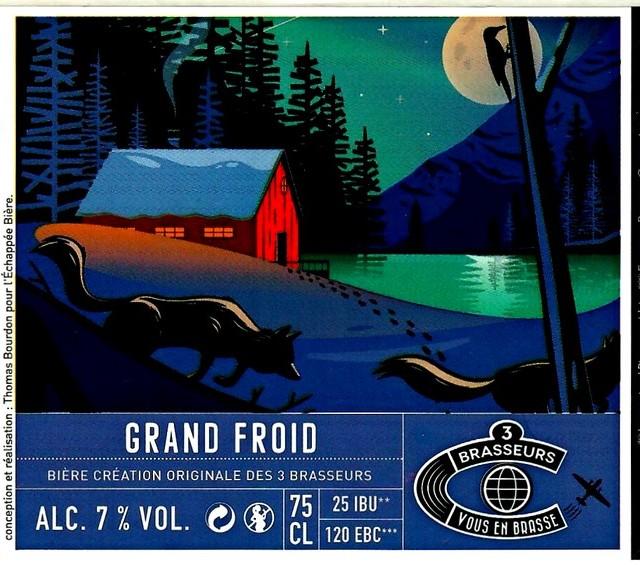 Grand Froid 7.0%, Les 3 Brasseurs / The 3 Brewers Lille, France
