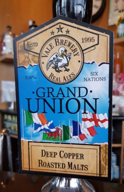 Grand Union 3.8%, Vale Brewery, England