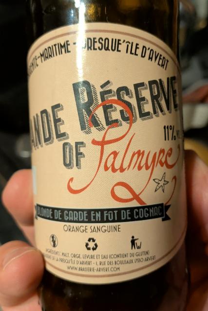 grande reserve of palmyre, Brasserie De La Presqu'Île D'Arvert