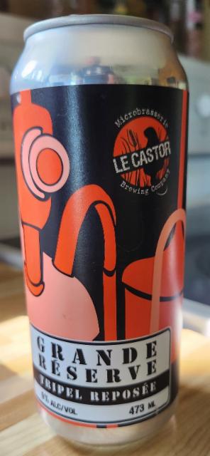 Grande réserve Tripel reposée 9.0%, Microbrasserie Le Castor, Canada