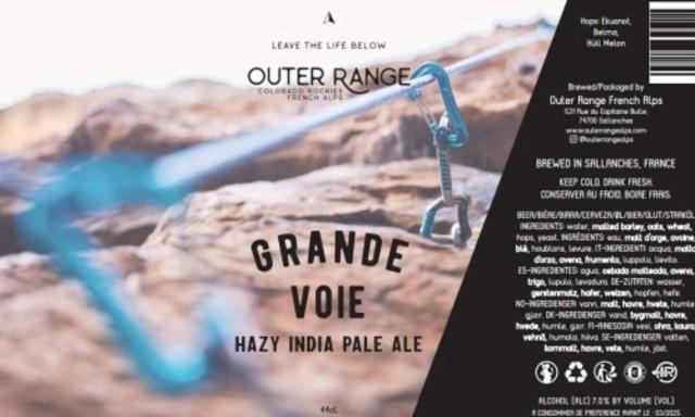 Grande Voie 7.0%, Outer Range Brewing Co. (France), France
