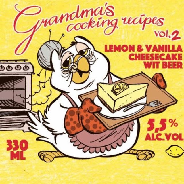 Grandma's Cooking Recipes Vol. 2 Lemon & Vanilla Cheesecake 5.5%, Uiltje Brewing Co, Netherlands