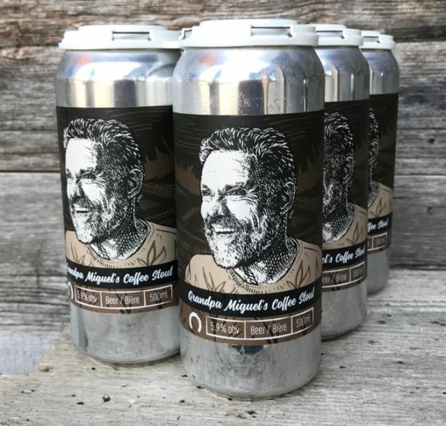 Grandpa Miguel's Coffee Stout 5.9%, Parsons Brewing Company, Canada
