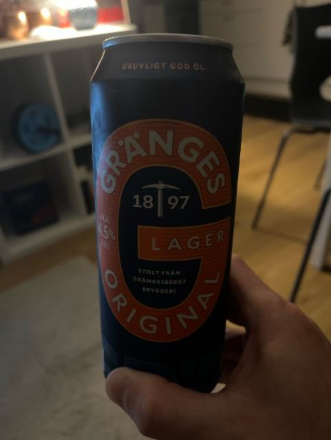 Gränges original lager, Grängesbergs Bryggeri (Spendrups Bryggeri)