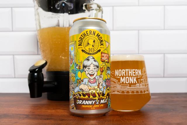 GRANNYS MIX // 10ÈME ANNIVERSAIRE // TROPICAL JUICE IPA 5.5%, Northern Monk Brew Co., England