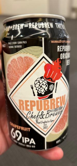 Grapefruit 69 IPA 7.0%, Repubrew, Japan