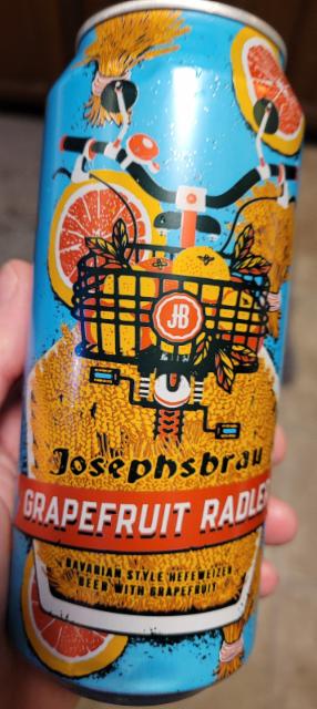 grapefruit radler 3.5%, Trader Joe's (Steinhaus Brewing / JosephsBrau), United States