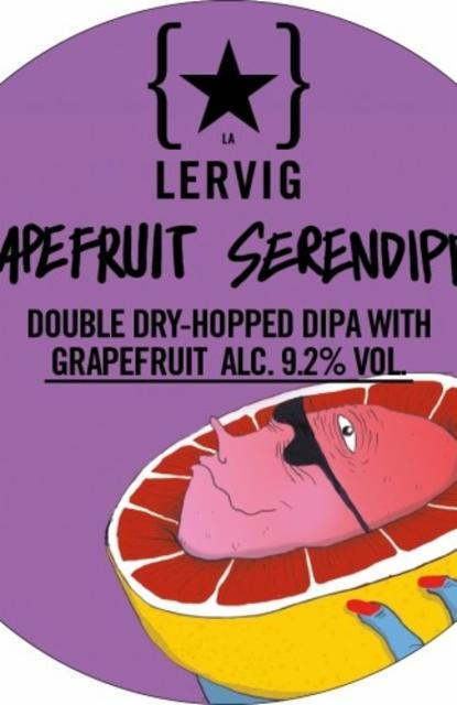 Grapefruit Serendipity 9.2%, Lervig Aktiebryggeri, Norway