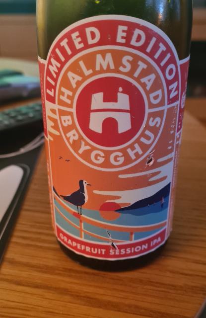Grapefruit session ipa 4.8%, Halmstad Brygghus, Sweden