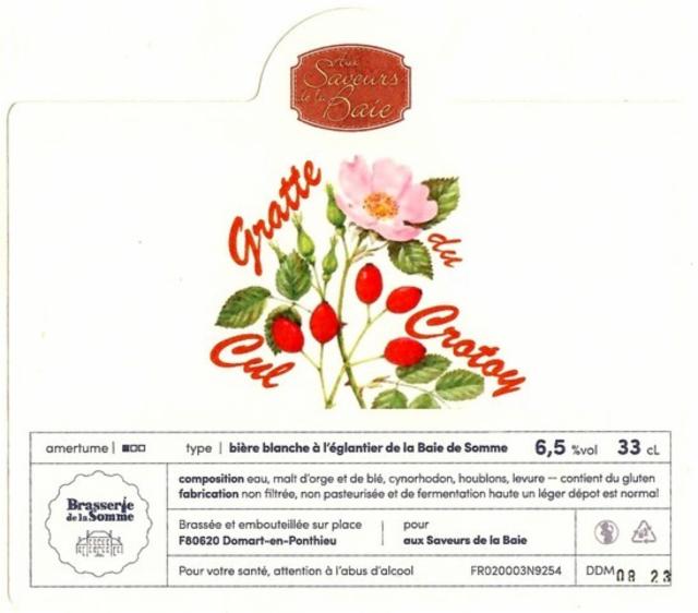 Gratte Cul du Crotoy 6.4%, Brasserie De La Somme, France