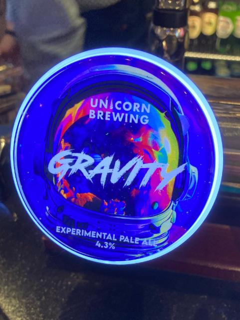 Gravity 4.3%, Unicorn Brewing, England