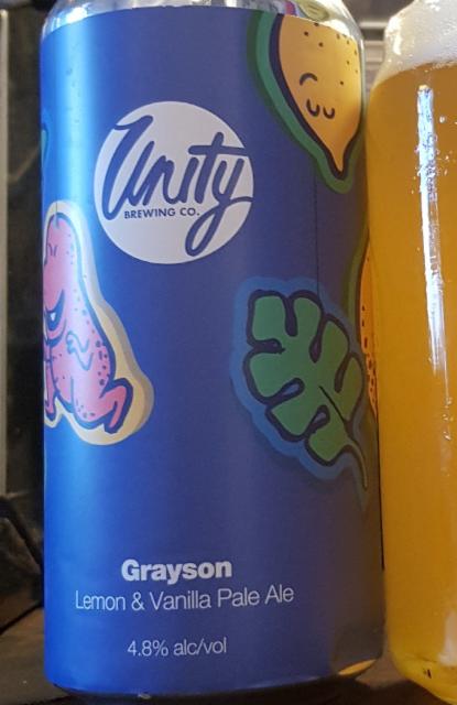 Grayson 4.8%, Unity Brewing Co, England