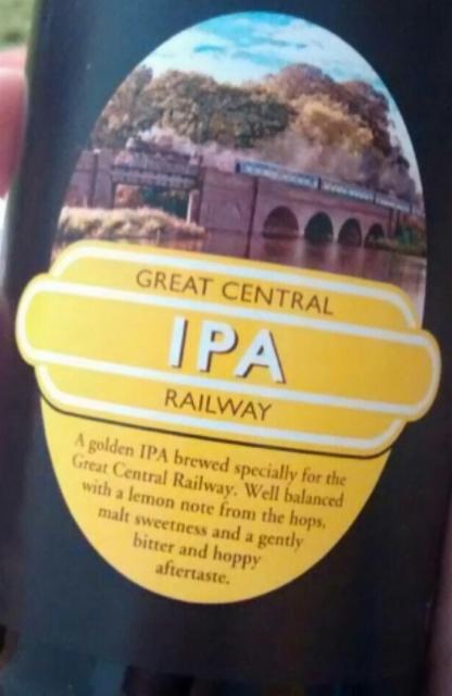 Great Central Railway IPA 3.7%, Wicked Hathern Brewery Ltd, England
