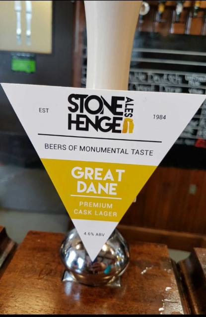 Great Dane 4.6%, Stonehenge Ales, England