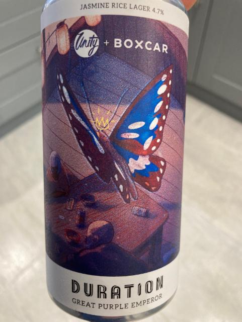 Great Purple Emperor 4.7%, Duration Brewing, England