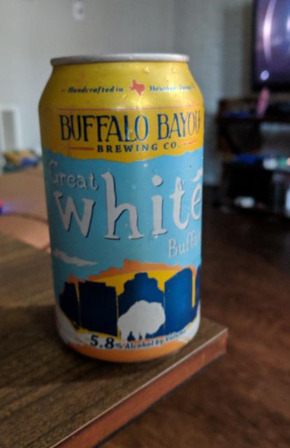 Great White Buffalo 5.8%, Buffalo Bayou Brewing, United States