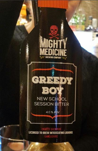 Greedy Boy 4.0%, Mighty Medicine Brewing Co Ltd, England