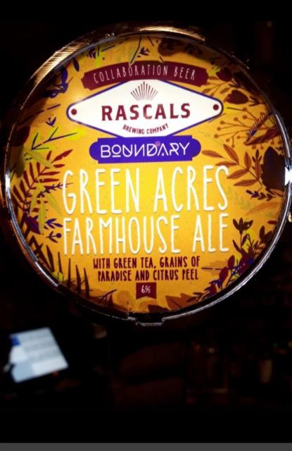 Green Acres Farmhouse Ale 6.0%, Rascals Brewing, Ireland
