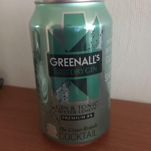 Greenhall's Gin & Tonic Bitter Lemon 8.0%, G & J Greenall LTD, England