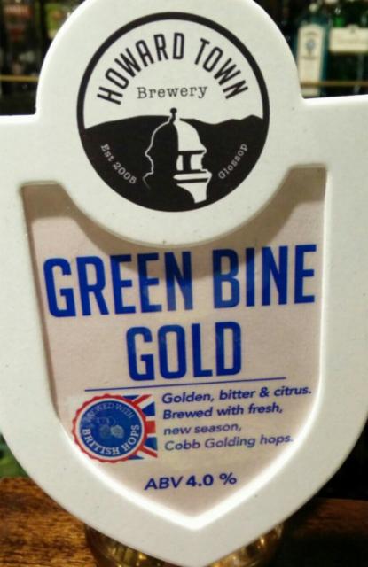 Green Bine Gold 4.0%, Howard Town Brewery, England