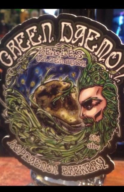 Green Daemon 5.0%, Hopdaemon Brewery Co, England