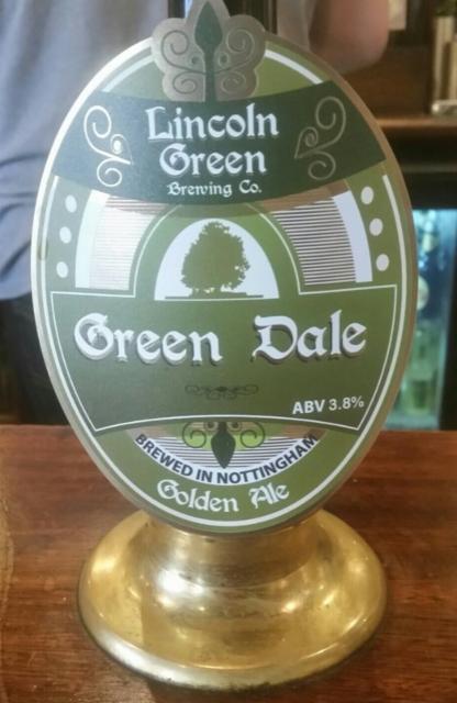 Green Dale 3.8%, Lincoln Green Brewing, England