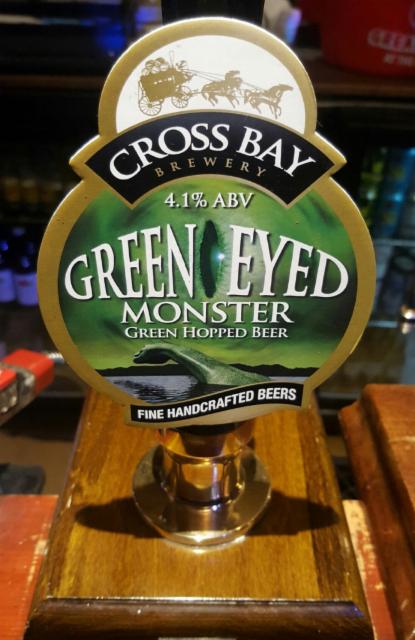 Green Eyed Monster 4.1%, Cross Bay Brewing Co, England