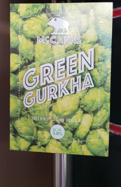 Green Gurkha 3.8%, McCanns, England