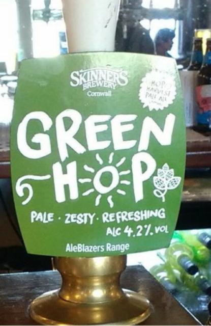 Green Hop 4.2%, Skinner's Brewery, England