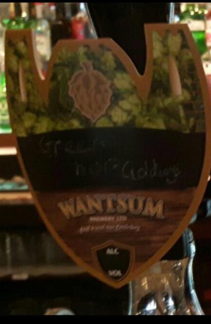 Green Hop Goldings 4.5%, Wantsum Brewery, England