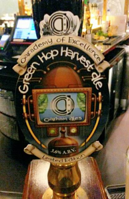 Green Hop Harvest Ale 3.6%, Oakham Ales, England