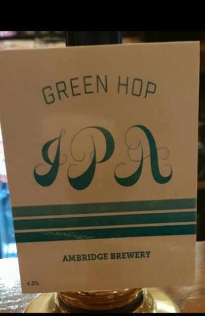 Green Hop IPA 4.2%, Ambridge Brewery, England