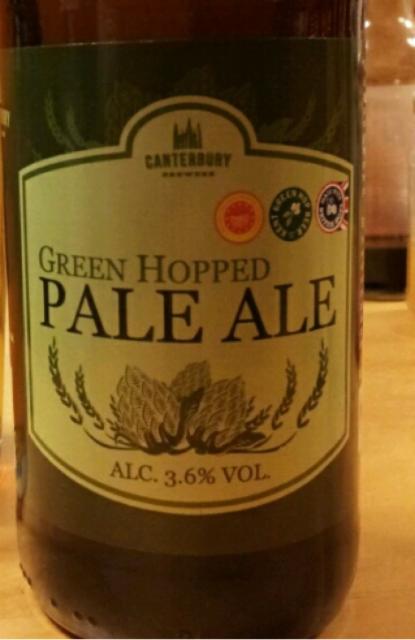 Green Hopped Pale Ale 3.6%, Canterbury Brewers, England