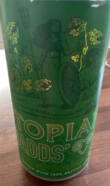 Green Hopped Pilsner 5.0%, Utopian Brewing Ltd., England