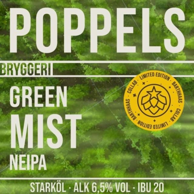 Green Mist 6.5%, Poppels Bryggeri, Sweden