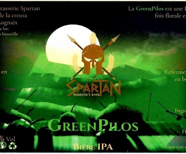 Green Pilos 6.0%, Brasserie Spartan [Closed], France