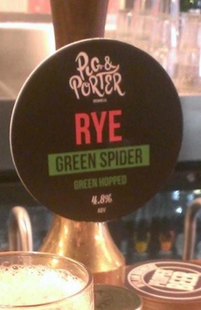 Green Spider 4.8%, Pig & Porter Brewing Co., England