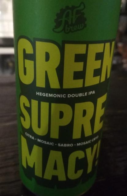 Green Supremacy 8.0%, AF Brew, Russia