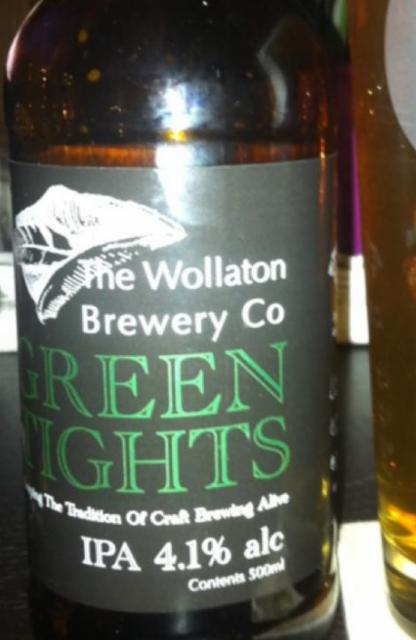 Green Tights 4.1%, The Wollaton Brewery, England