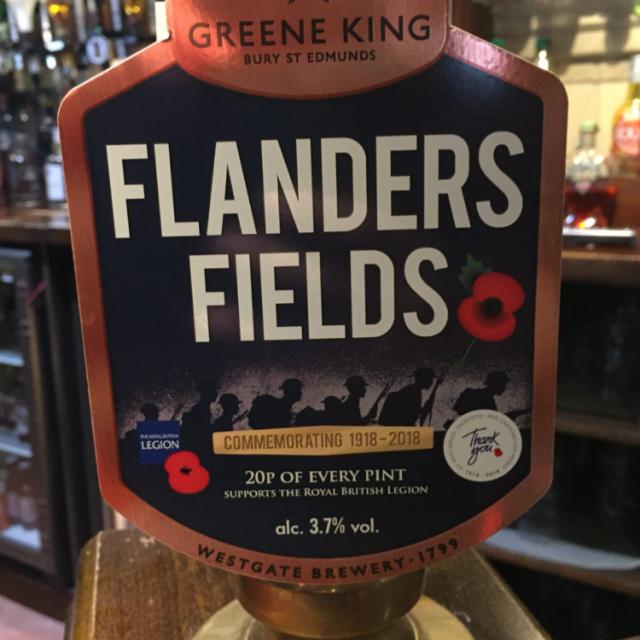 Flanders Fields 3.7%, Greene King, England