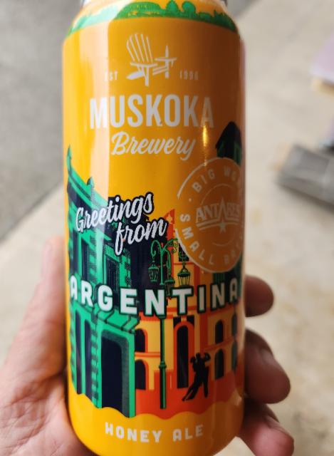 Greetings From Argentina 6.5%, Muskoka Brewery, Canada