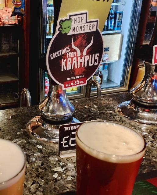 Greetings from krampus, George's Brewery