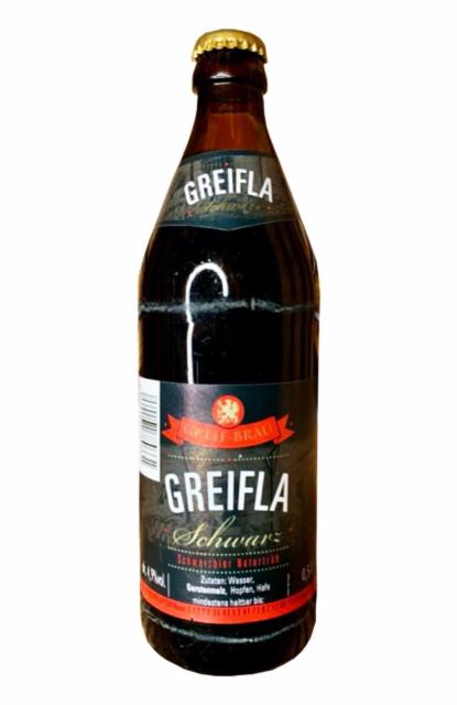 Greifla Schwarz 4.9%, Brauerei Josef Greif, Germany