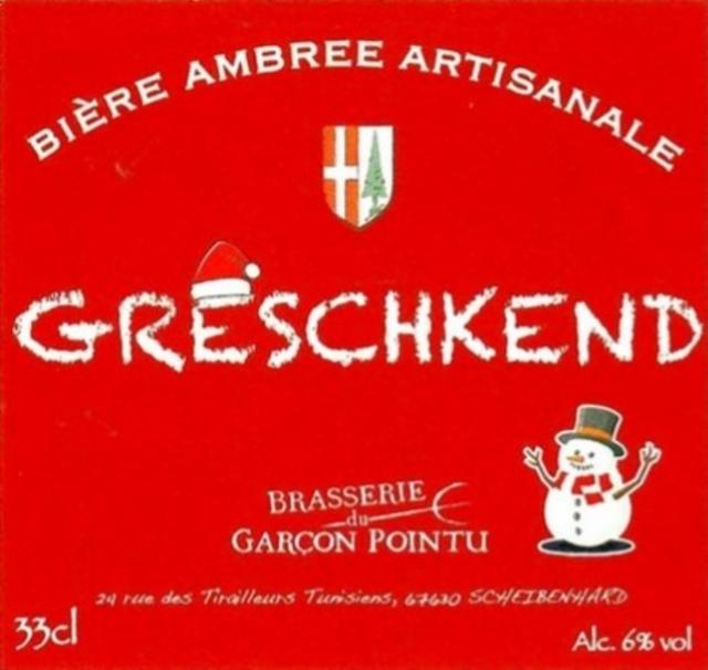 Greschkend 6.0%, Brasserie Du Garçon Pointu, France